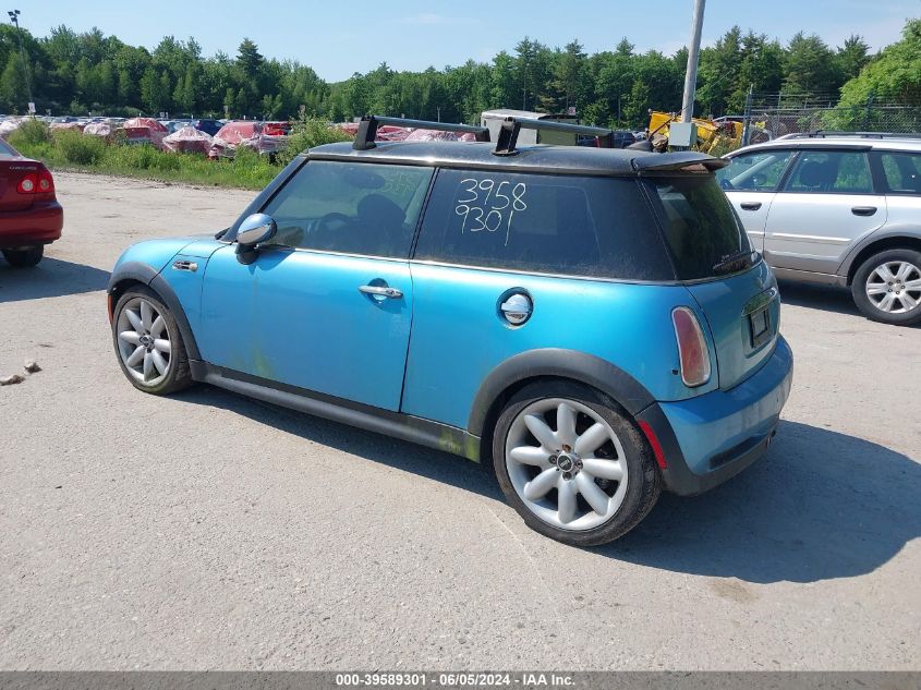 2005 Mini Cooper S S VIN: WMWRE33515TL14941 Lot: 39589301