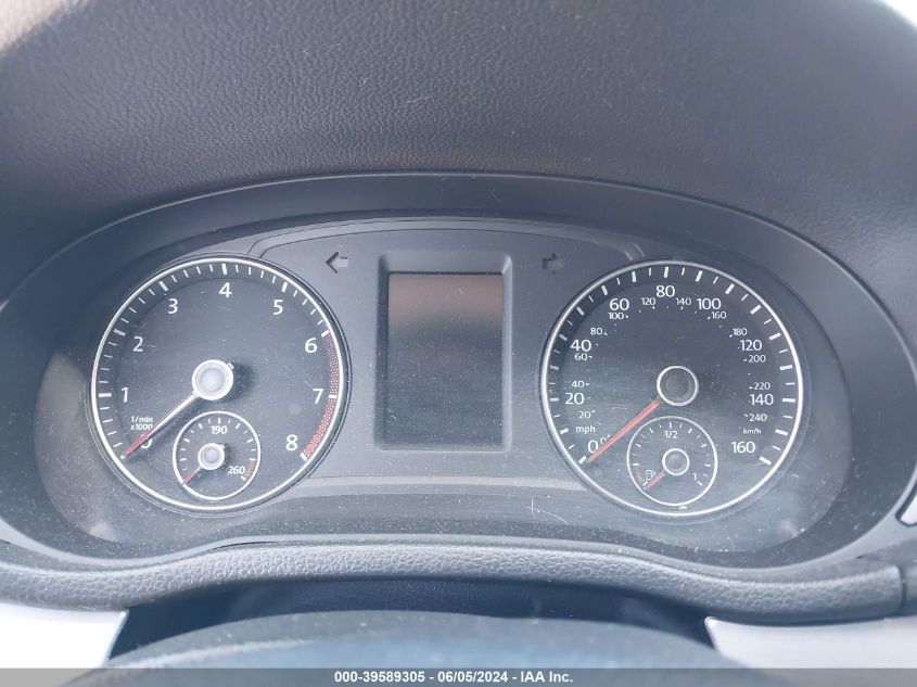 2013 Volkswagen Passat 2.5L Se VIN: 1VWBP7A3XDC124669 Lot: 39589305