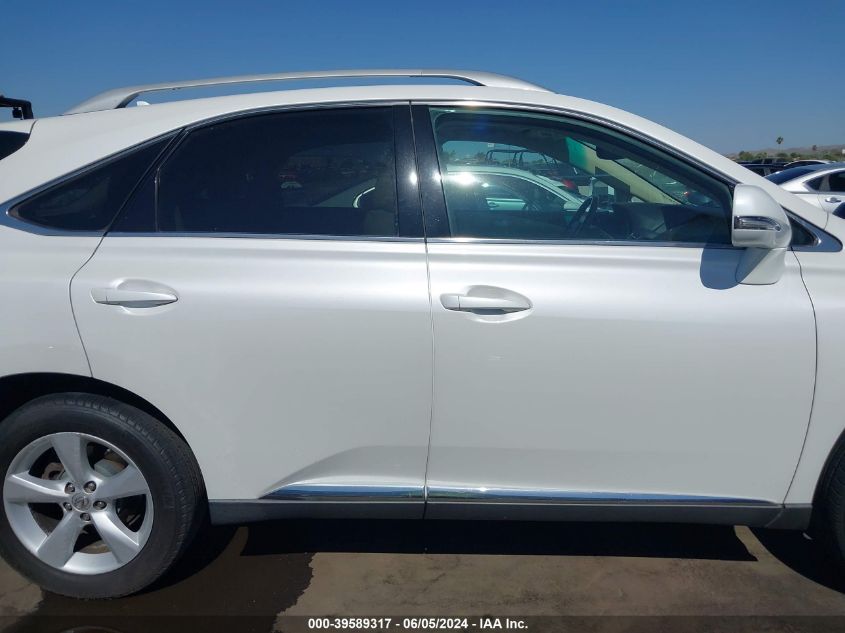 2013 Lexus Rx 350 VIN: 2T2ZK1BA6DC112743 Lot: 39589317