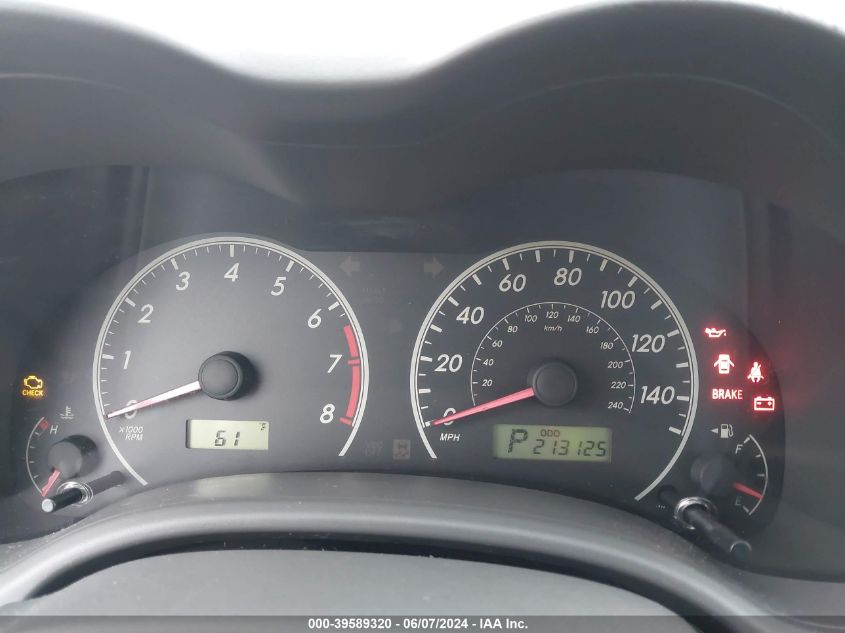 2009 Toyota Corolla Le VIN: JTDBL40E99J015767 Lot: 39589320