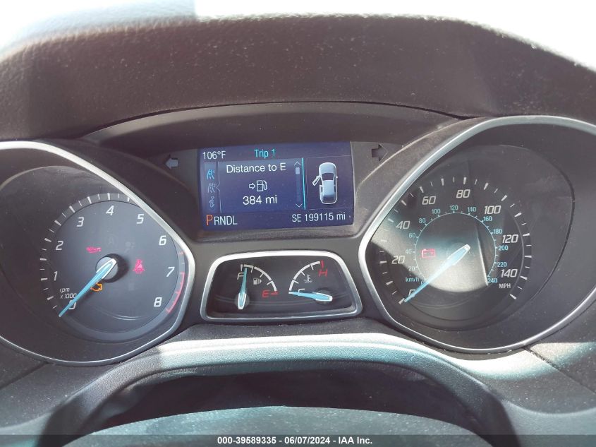 2014 Ford Focus Se VIN: 1FADP3F25EL168414 Lot: 39589335