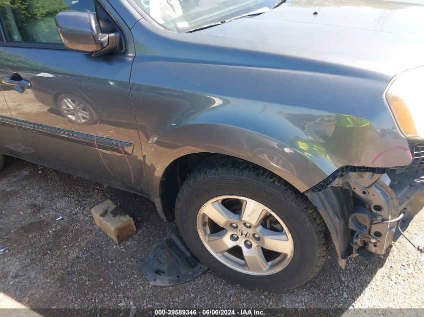 2011 Honda Pilot Ex-L VIN: 5FNYF4H56BB036319 Lot: 39589346