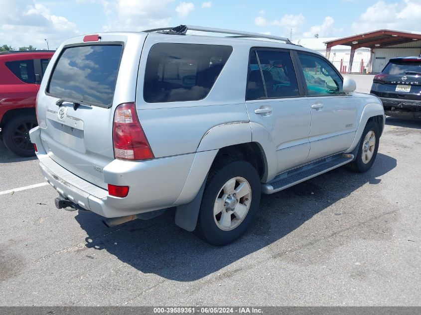 2004 Toyota 4Runner Limited V8 VIN: JTEZT17R040017178 Lot: 39589361