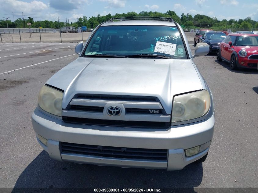 2004 Toyota 4Runner Limited V8 VIN: JTEZT17R040017178 Lot: 39589361
