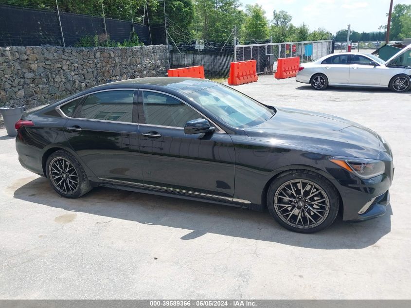 2018 Genesis G80 3.3T Sport VIN: KMHGN4JB0JU241036 Lot: 39589366