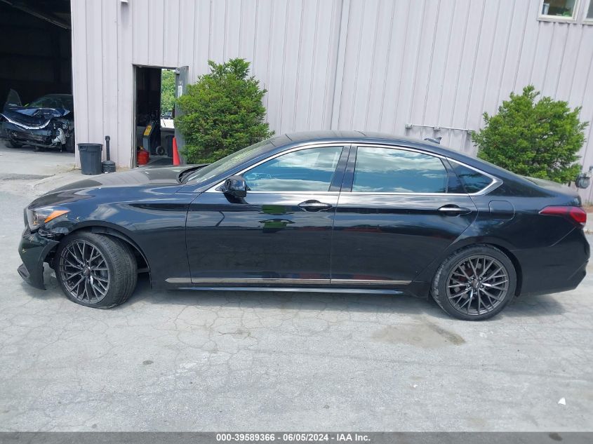 2018 Genesis G80 3.3T Sport VIN: KMHGN4JB0JU241036 Lot: 39589366