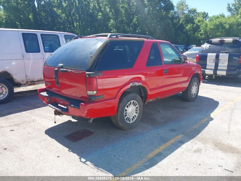 2001 GMC Jimmy Sls W/1Sb VIN: 1GKCT18W21K206689 Lot: 39589375