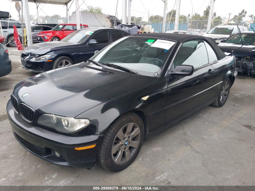 2005 BMW 325Ci VIN: WBABW33485PL36403 Lot: 39589379