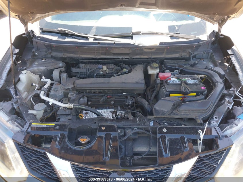 2016 Nissan Rogue S VIN: KNMAT2MV2GP596890 Lot: 39589378