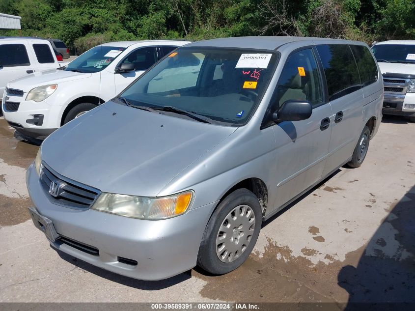 2003 Honda Odyssey Lx VIN: 5FNRL18563B092600 Lot: 39589391