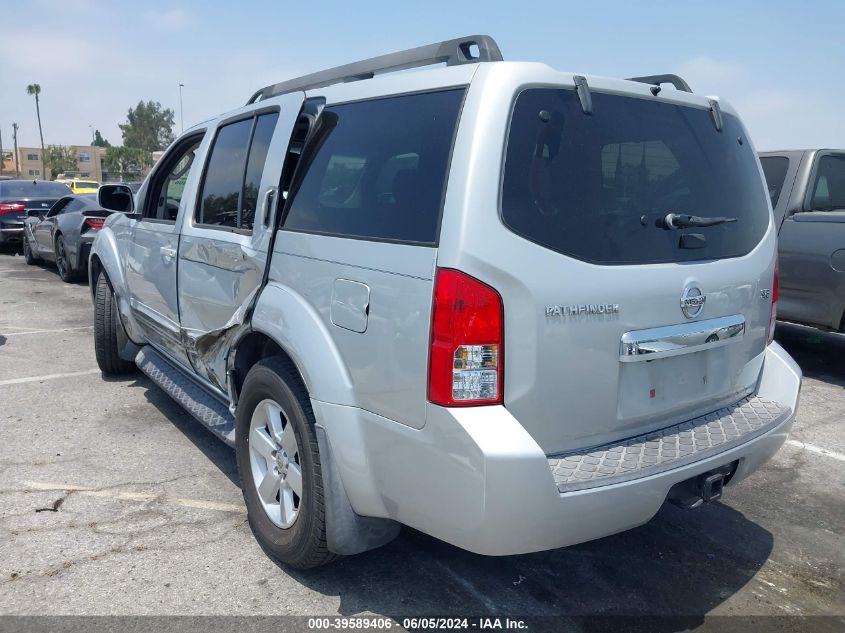 2008 Nissan Pathfinder Se VIN: 5N1AR18U98C607365 Lot: 39589406