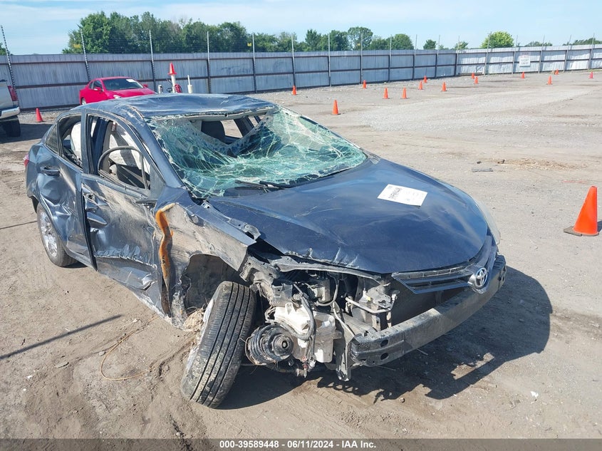 2016 Toyota Corolla Le VIN: 5YFBURHE8GP405203 Lot: 39589448