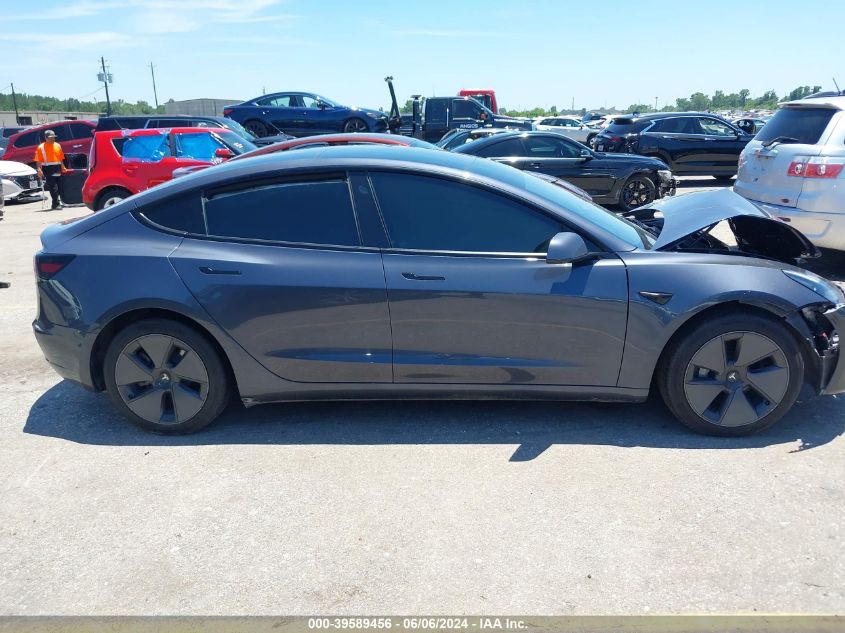 2022 Tesla Model 3 Long Range Dual Motor All-Wheel Drive VIN: 5YJ3E1EB1NF264058 Lot: 39589456