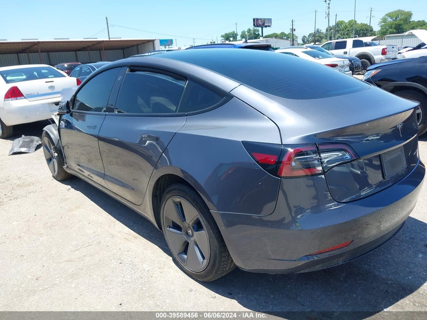 2022 TESLA MODEL 3 U   U(VIN: 5YJ3E1EB1NF264058