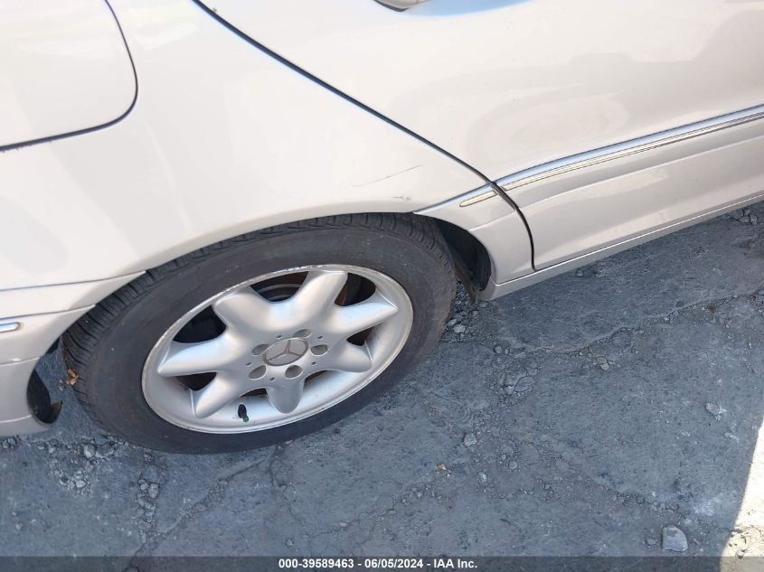 2002 Mercedes-Benz C 240 VIN: WDBRF61J02F255407 Lot: 39589463