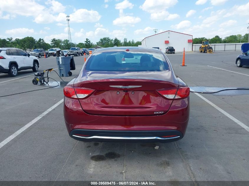 2016 Chrysler 200 Limited VIN: 1C3CCCAB1GN110241 Lot: 39589475