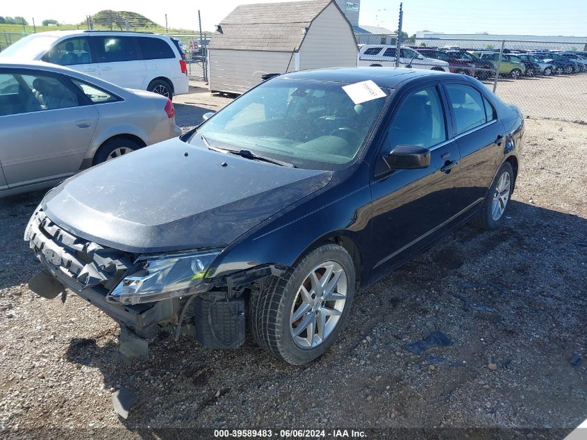 2012 Ford Fusion Sel VIN: 3FAHP0JA3CR434509 Lot: 39589483