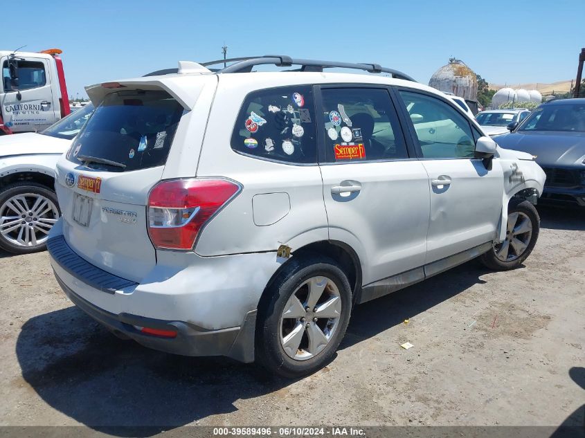 2016 Subaru Forester 2.5I Limited VIN: JF2SJAKC0GH522904 Lot: 39589496