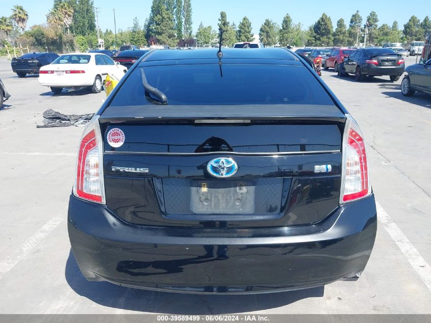 2013 Toyota Prius Two VIN: JTDKN3DU2D5588789 Lot: 39589499