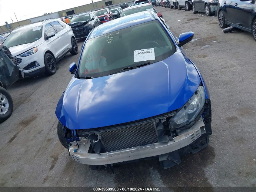 2018 Honda Civic Ex VIN: 2HGFC2F7XJH552735 Lot: 39589503