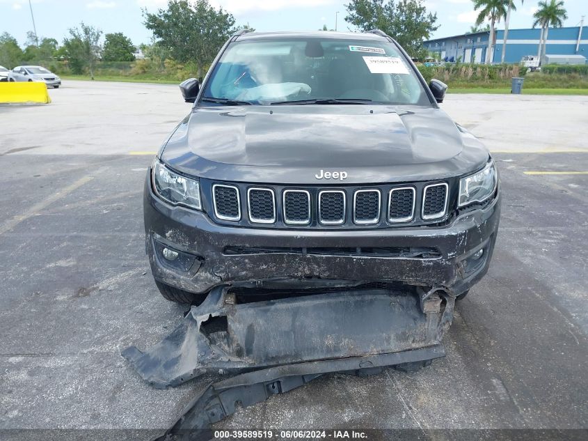 2021 Jeep Compass Latitude Fwd VIN: 3C4NJCBB1MT592245 Lot: 39589519