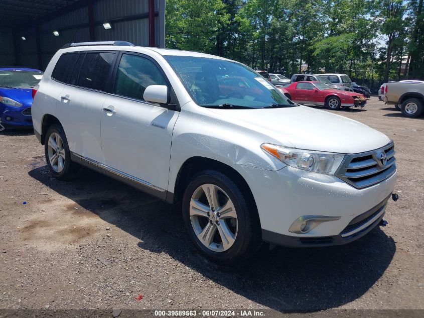 2012 Toyota Highlander Limited V6 VIN: 5TDYK3EH3CS071045 Lot: 39589563