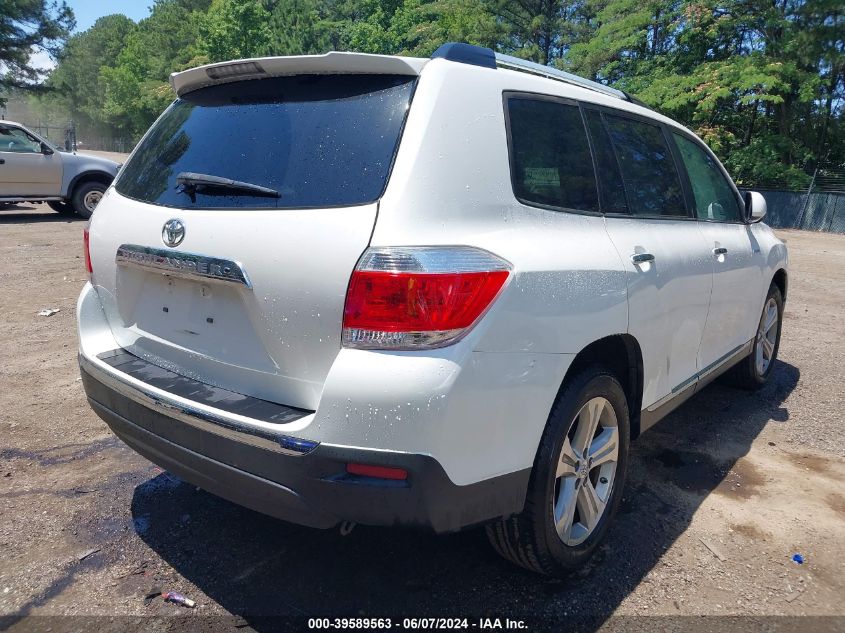 2012 Toyota Highlander Limited V6 VIN: 5TDYK3EH3CS071045 Lot: 39589563