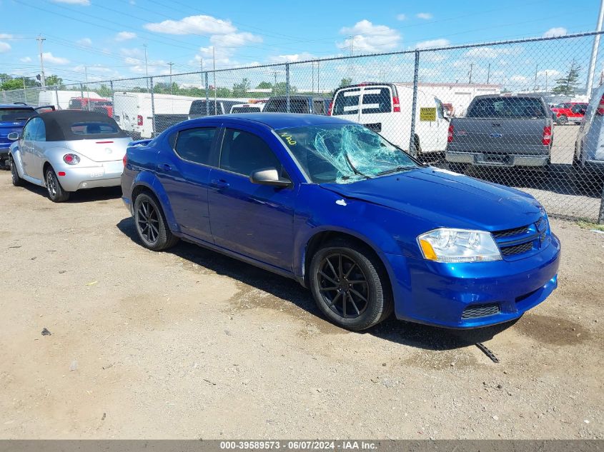 2014 Dodge Avenger Se VIN: 1C3CDZAGXEN165599 Lot: 39589573