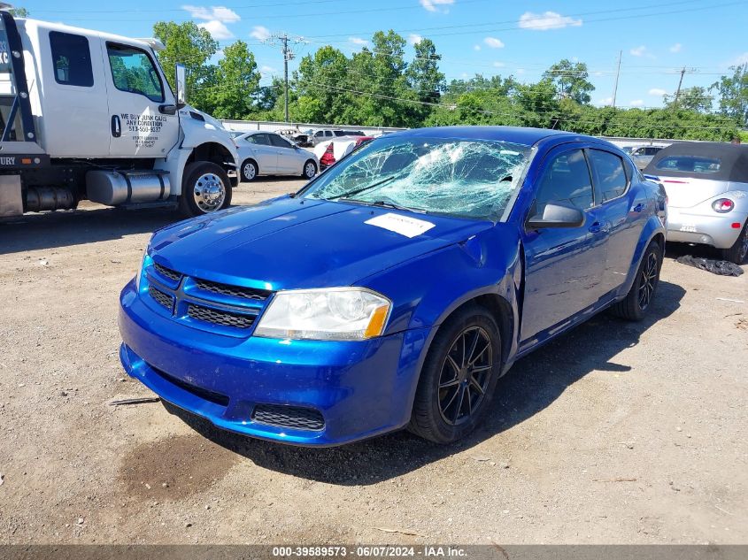 2014 Dodge Avenger Se VIN: 1C3CDZAGXEN165599 Lot: 39589573