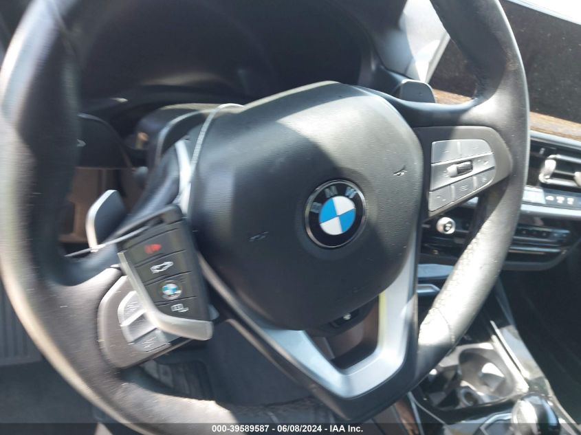 2022 BMW X3 Sdrive30I VIN: 5UX43DP04N9M96489 Lot: 39589587