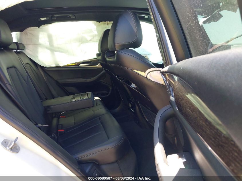 2022 BMW X3 Sdrive30I VIN: 5UX43DP04N9M96489 Lot: 39589587