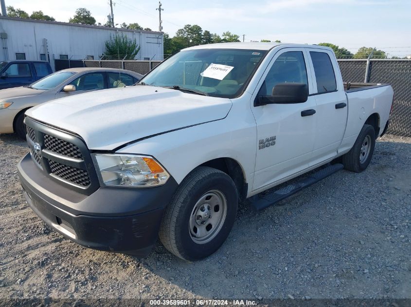 2018 Ram 1500 Tradesman Quad Cab 4X2 6'4 Box VIN: 1C6RR6FG1JS201763 Lot: 39589601