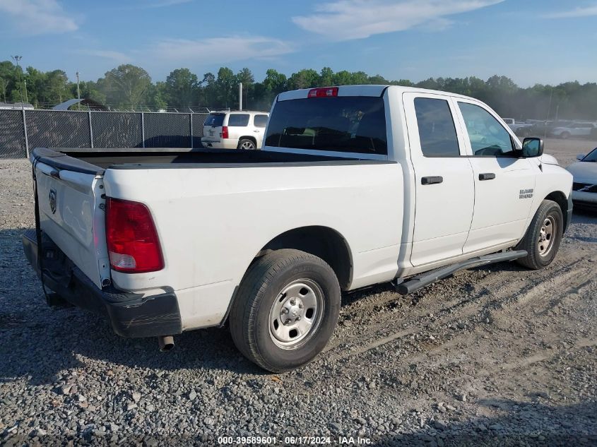 2018 Ram 1500 Tradesman Quad Cab 4X2 6'4 Box VIN: 1C6RR6FG1JS201763 Lot: 39589601