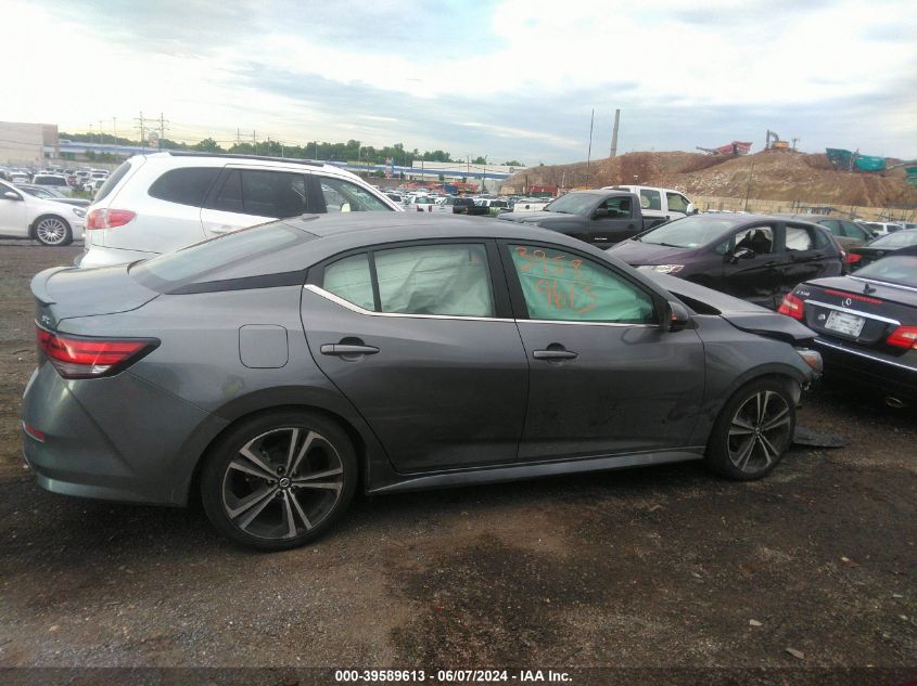 2020 Nissan Sentra Sr Xtronic Cvt VIN: 3N1AB8DV2LY219476 Lot: 39589613