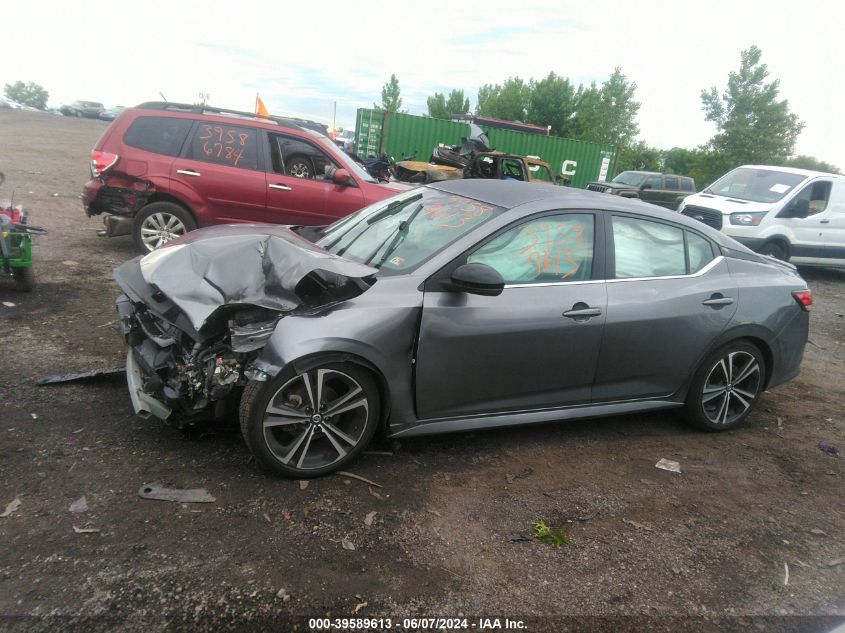 2020 Nissan Sentra Sr Xtronic Cvt VIN: 3N1AB8DV2LY219476 Lot: 39589613
