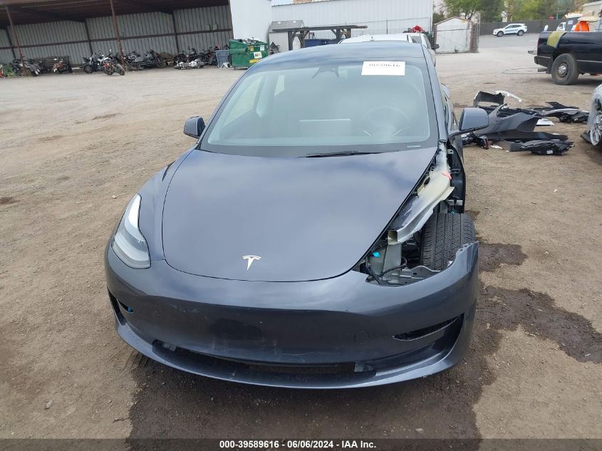 2023 Tesla Model 3 Long Range Dual Motor All-Wheel Drive VIN: 5YJ3E1EB7PF466230 Lot: 39589616