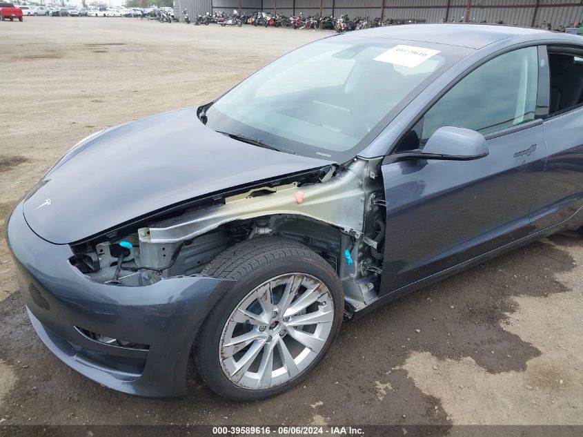 2023 Tesla Model 3 Long Range Dual Motor All-Wheel Drive VIN: 5YJ3E1EB7PF466230 Lot: 39589616