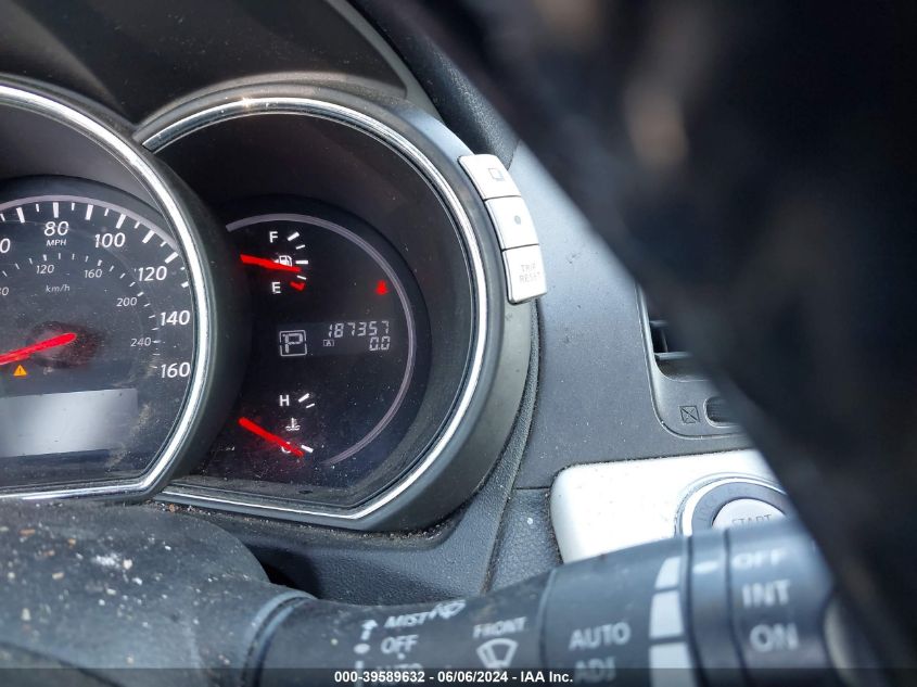 2011 Nissan Murano Sl VIN: JN8AZ1MU7BW058348 Lot: 39589632