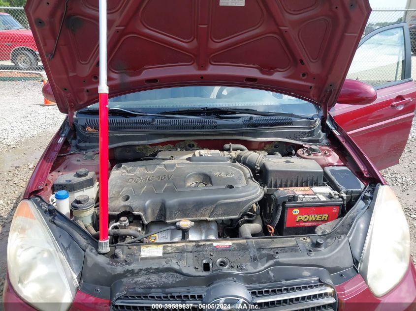 2008 Hyundai Accent Gls VIN: KMHCN46C18U199759 Lot: 39589637