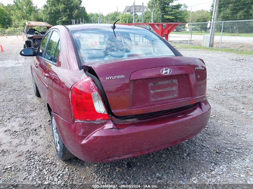 2008 Hyundai Accent Gls VIN: KMHCN46C18U199759 Lot: 39589637