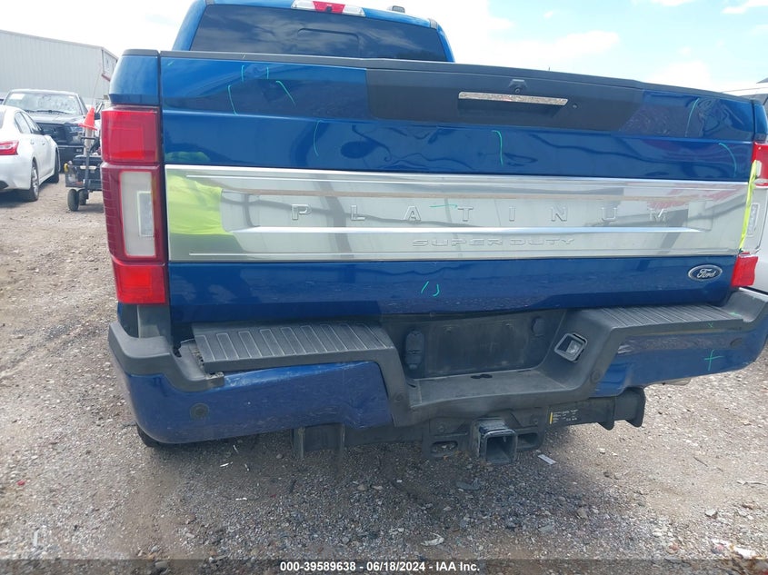 2022 Ford F-250 Platinum VIN: 1FT8W2BTXNEC86910 Lot: 39589638