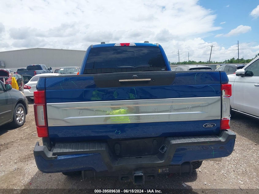 2022 Ford F-250 Platinum VIN: 1FT8W2BTXNEC86910 Lot: 39589638