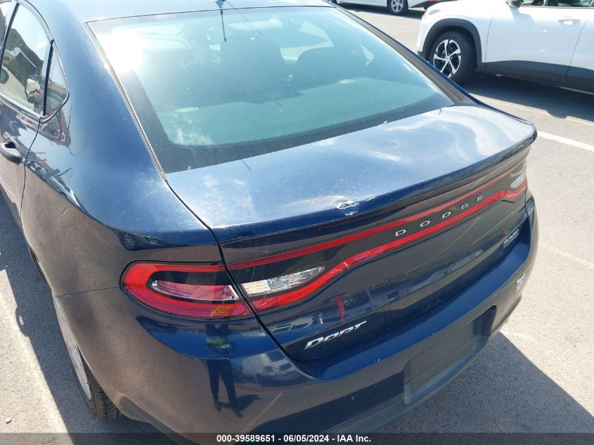 2013 Dodge Dart Se VIN: 1C3CDFAA8DD105240 Lot: 39589651