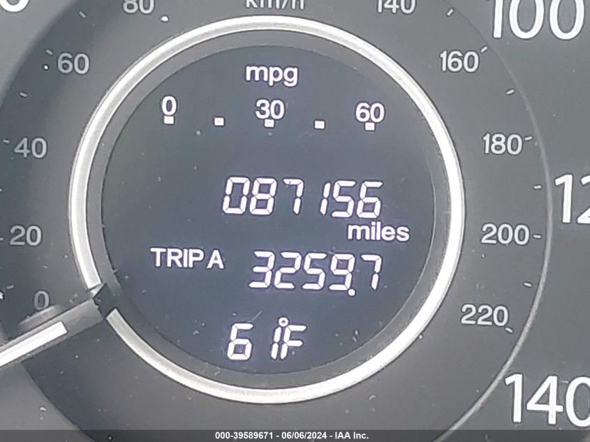 2014 Honda Cr-V Ex-L VIN: 2HKRM3H78EH563810 Lot: 39589671