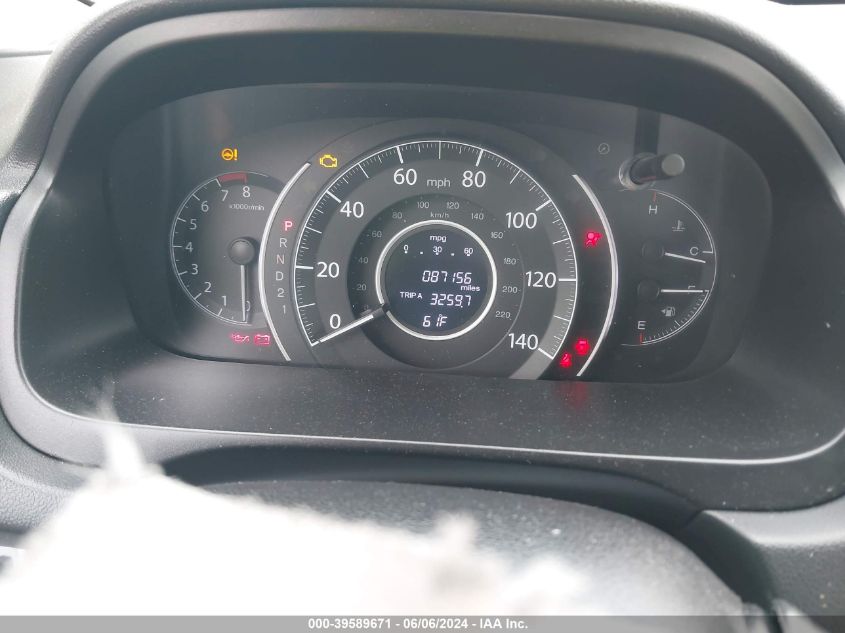 2014 Honda Cr-V Ex-L VIN: 2HKRM3H78EH563810 Lot: 39589671