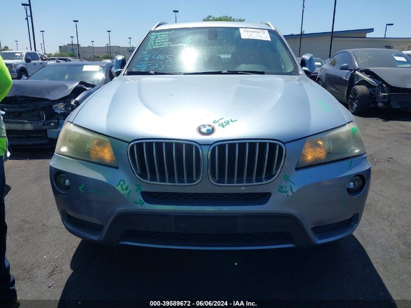 2011 BMW X3 xDrive28I VIN: 5UXWX5C52BLW13781 Lot: 39589672