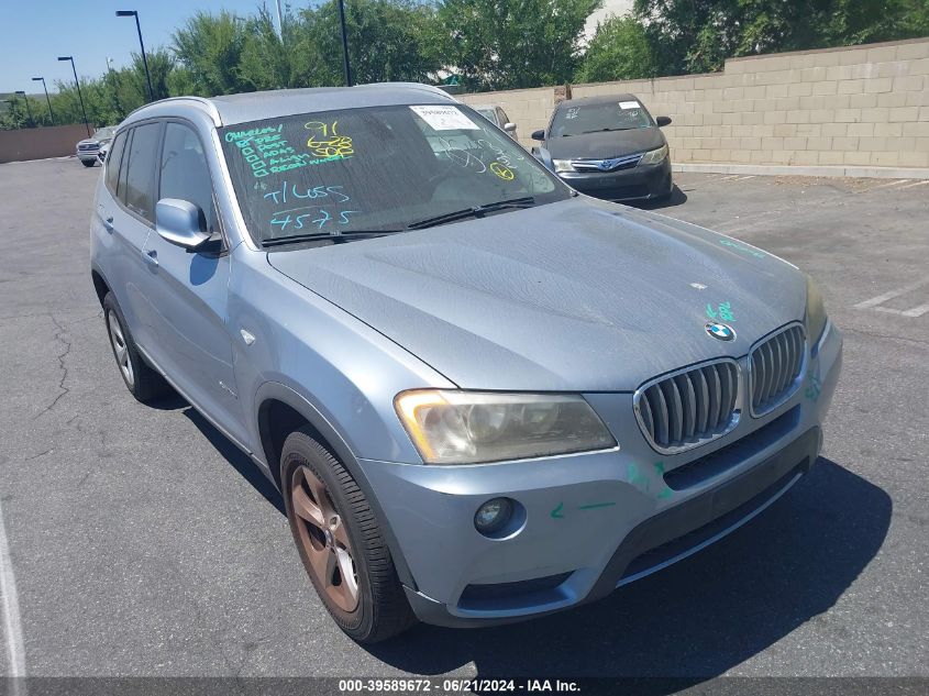 2011 BMW X3 xDrive28I VIN: 5UXWX5C52BLW13781 Lot: 39589672