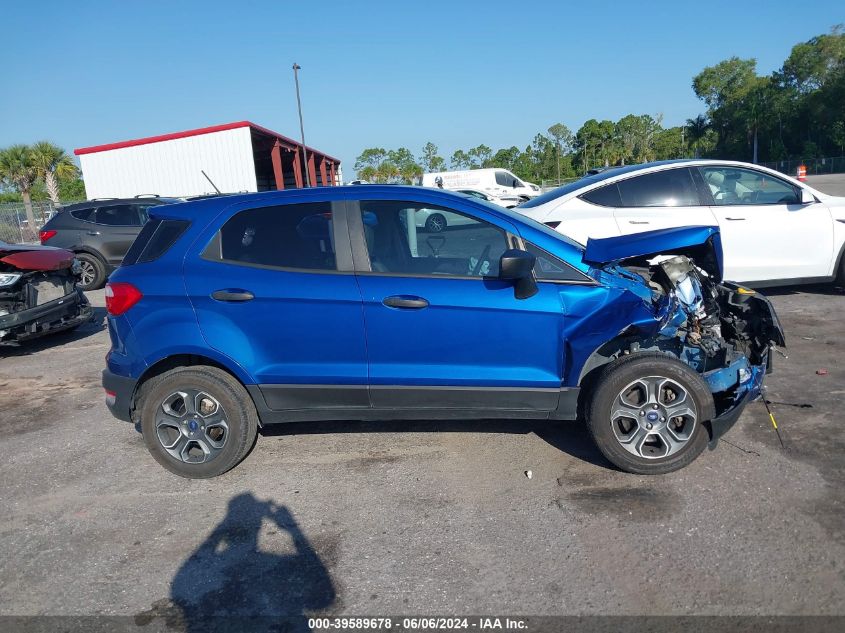 2019 Ford Ecosport S VIN: MAJ3S2FE9KC294625 Lot: 39589678