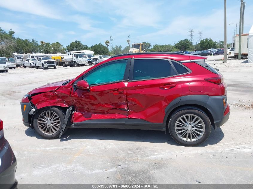 2021 Hyundai Kona Sel VIN: KM8K22AA8MU601480 Lot: 39589701