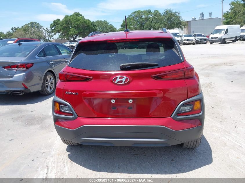 2021 Hyundai Kona Sel VIN: KM8K22AA8MU601480 Lot: 39589701